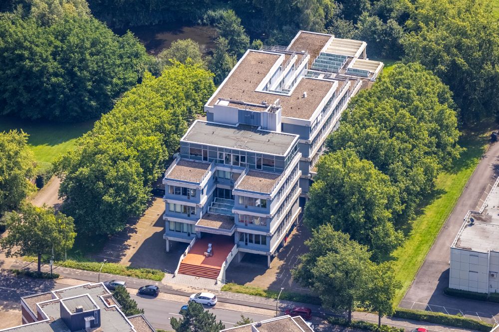 Luftbild Hamm - Gerichts- Gebäudekomplex des Landesarbeitsgericht Hamm an der Marker Allee in Hamm im Bundesland Nordrhein-Westfalen, Deutschland