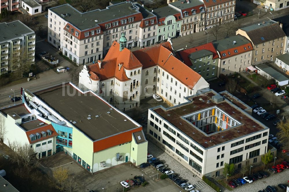 Luftbild Oranienburg - Gerichts- Gebäudekomplex in Oranienburg im Bundesland Brandenburg, Deutschland