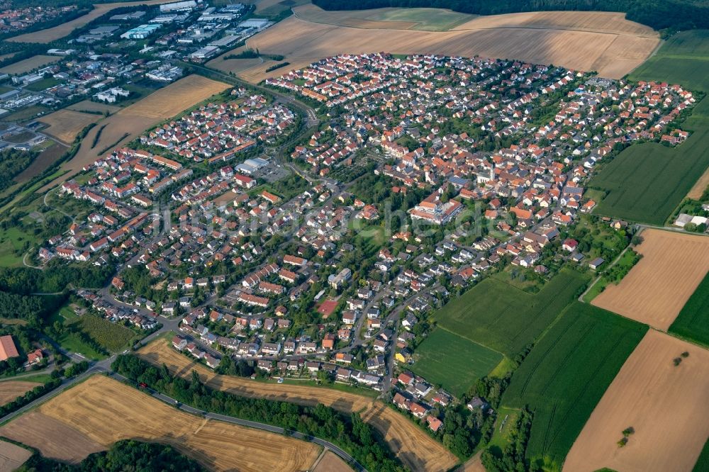 Luftbild Würzburg - Gesamtübersicht im Ortsteil Heuchelhof in Würzburg im Bundesland Bayern, Deutschland