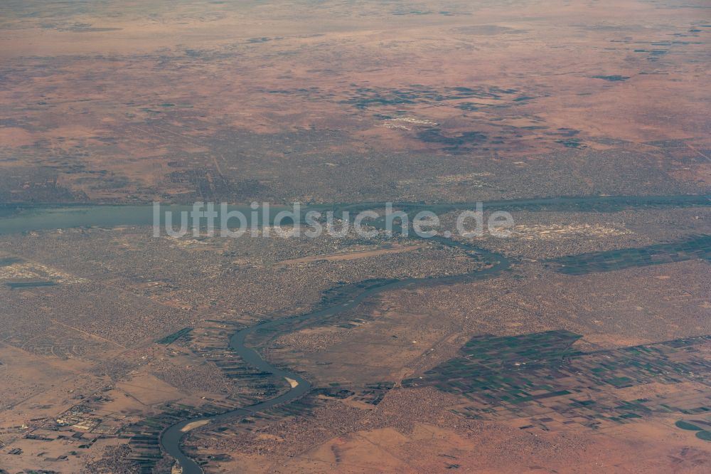 Luftbild Khartum - Gesamtübersicht des Stadtgebietes in Khartum in al-Chartum, Sudan