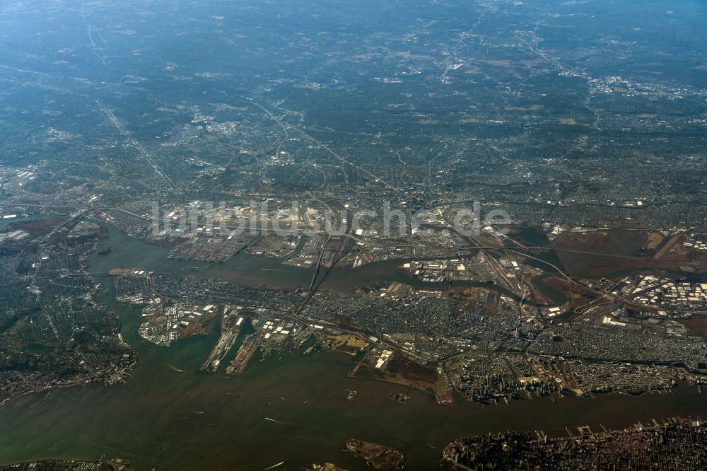 Luftbild Newark - Gesamtübersicht des Stadtgebietes in Newark in New Jersey, USA