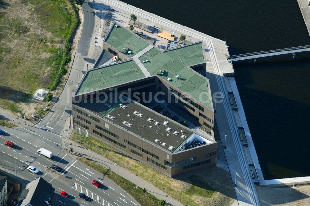 Luftbild Rostock - Geschäftshauses der Centogene AG in Rostock im Bundesland Mecklenburg-Vorpommern, Deutschland