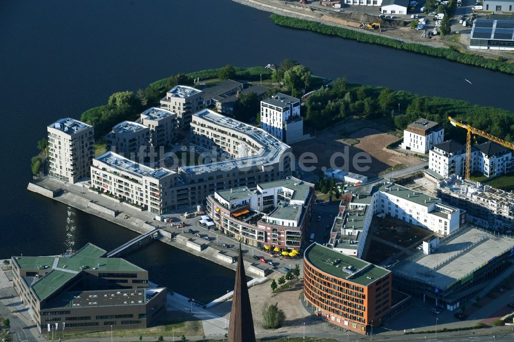 Rostock von oben - Geschäftshauses der Centogene AG in Rostock im Bundesland Mecklenburg-Vorpommern, Deutschland