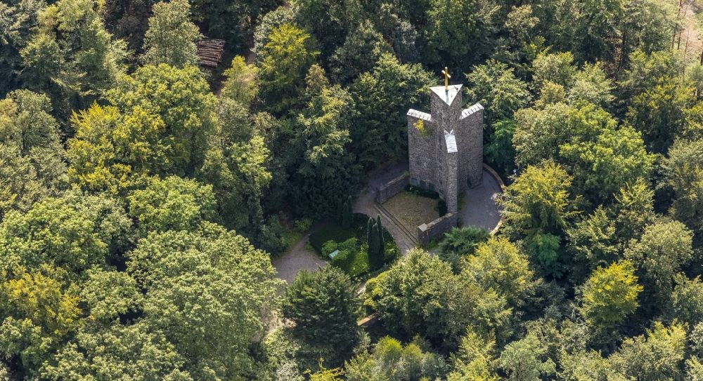 Luftbild Gevelsberg - Geschichts- Denkmal des Ehrenmals in Gevelsberg im Bundesland Nordrhein-Westfalen
