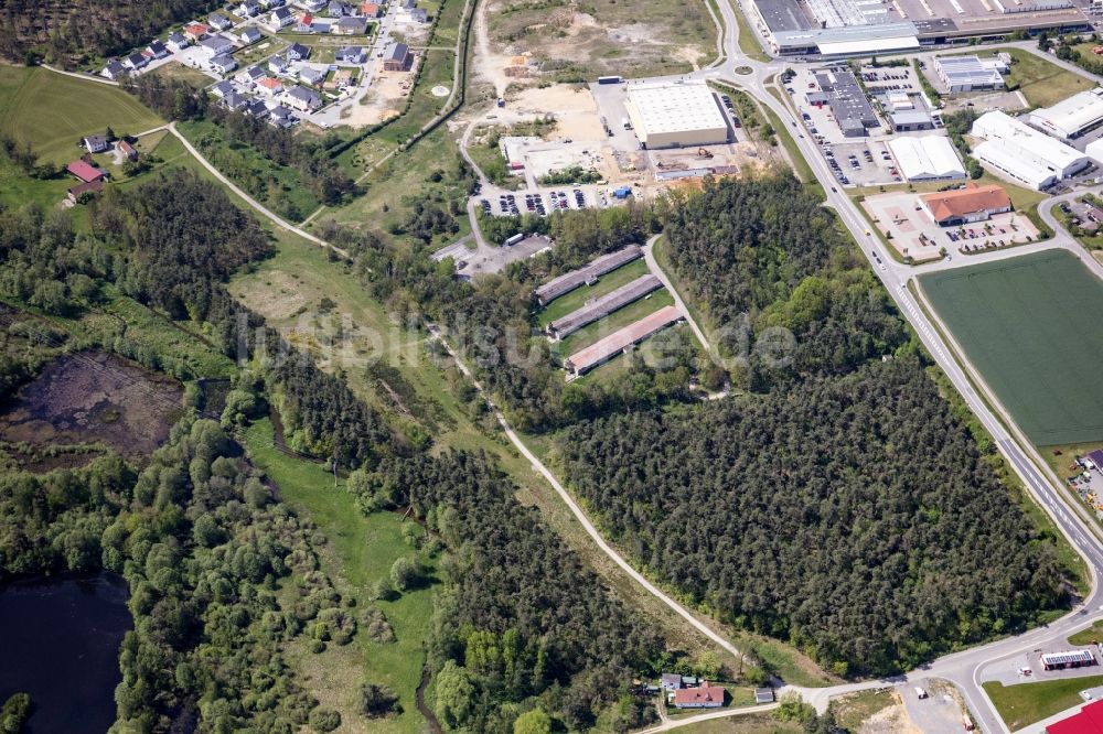 Luftaufnahme Nittenau - Gewerbegebiet Brucker Straße in Nittenau im Bundesland Bayern, Deutschland