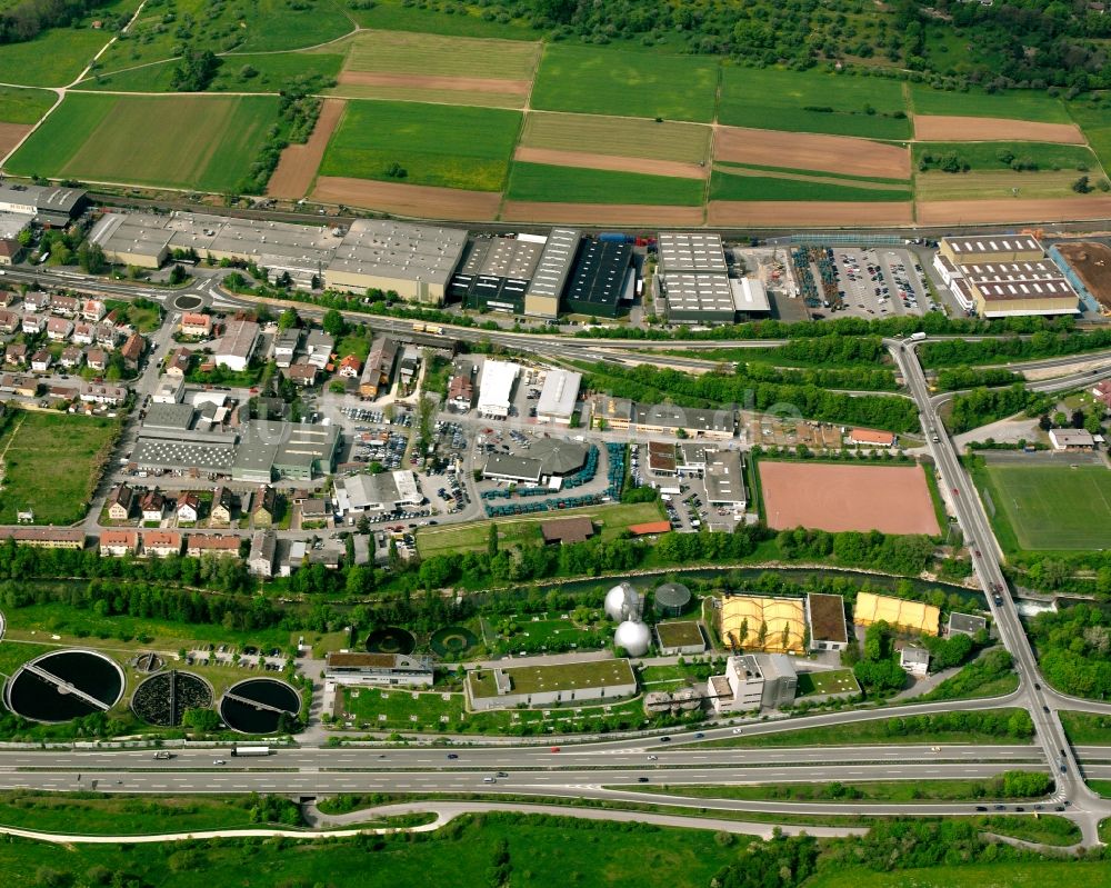 Luftbild Faurndau - Gewerbegebiet in Faurndau im Bundesland Baden-Württemberg, Deutschland