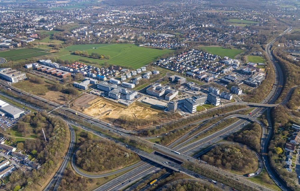 Luftbild Dortmund - Gewerbegebiet an der Freie-Vogel-Straße - Stockholmer Allee - Lissaboner Allee in Dortmund im Bundesland Nordrhein-Westfalen, Deutschland