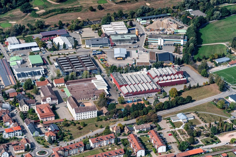 Luftaufnahme Schopfheim - Gewerbegebiet am Grienmatt in Schopfheim im Bundesland Baden-Württemberg, Deutschland