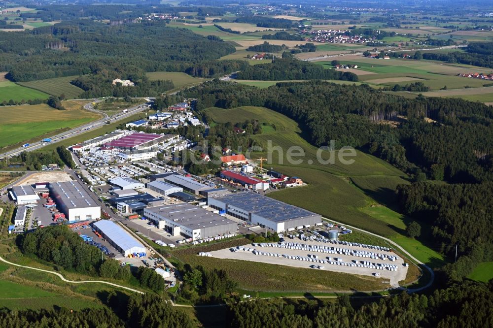 Luftaufnahme Haidhof - Gewerbegebiet in Haidhof im Bundesland Bayern, Deutschland