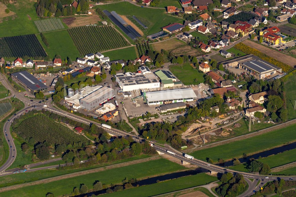 Luftaufnahme Haslach im Kinzigtal - Gewerbegebiet Haslach Schnellingen im Kinzigtal in Haslach im Kinzigtal im Bundesland Baden-Württemberg, Deutschland