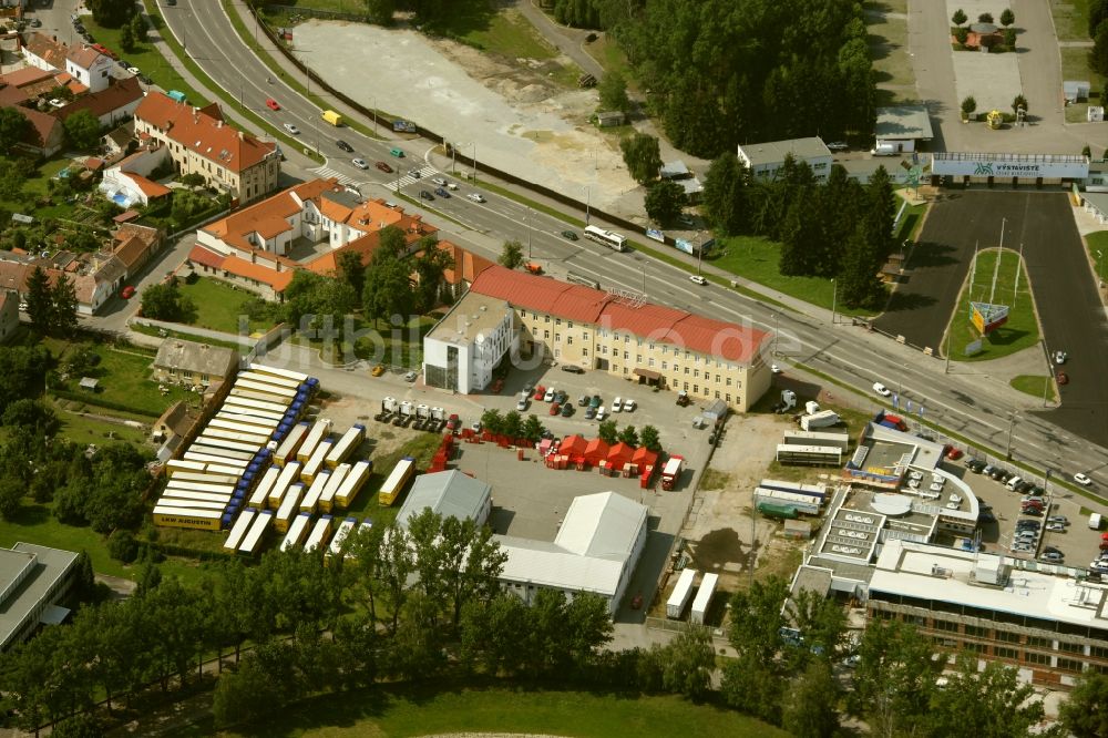 Luftbild Ceske Budejovice - Gewerbegebiet an der Husova in Ceske Budejovice in Jihocesky kraj, Tschechien