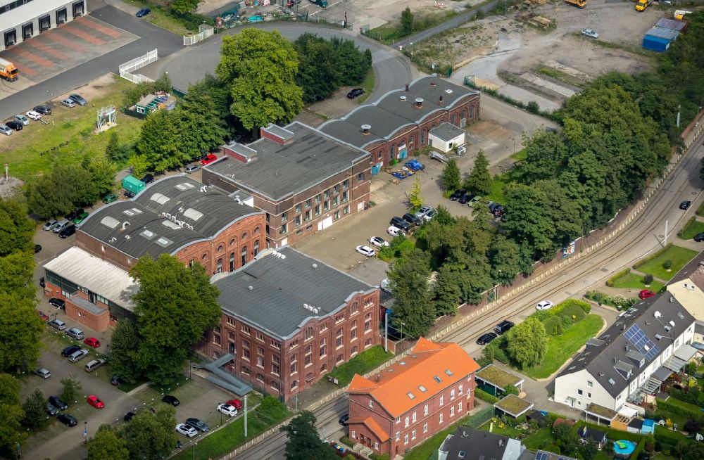 Luftbild Essen - Gewerbegebiet an der Katernberger Straße in Essen im Bundesland Nordrhein-Westfalen - NRW, Deutschland