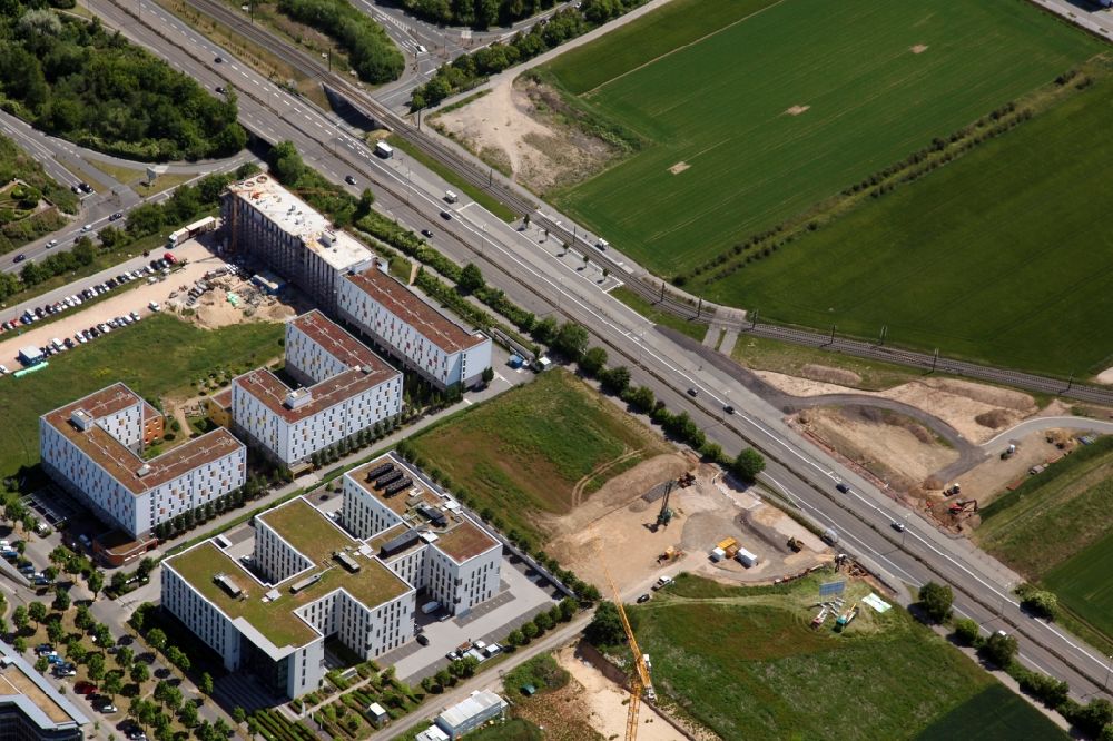 Luftbild Mainz - Gewerbegebiet Kisselberg in Mainz im Bundesland Rheinland-Pfalz, Deutschland