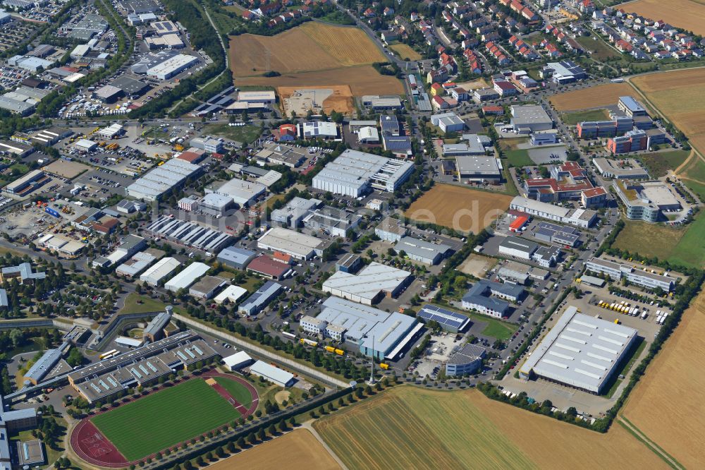 Luftbild Lengfeld - Gewerbegebiet in Lengfeld im Bundesland Bayern, Deutschland