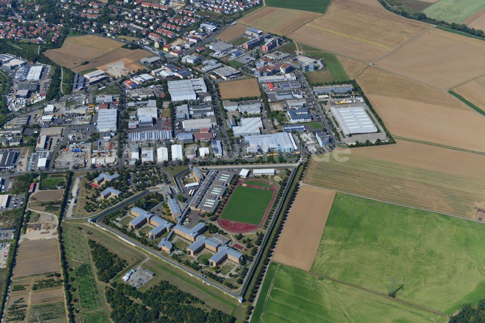 Luftaufnahme Lengfeld - Gewerbegebiet in Lengfeld im Bundesland Bayern, Deutschland