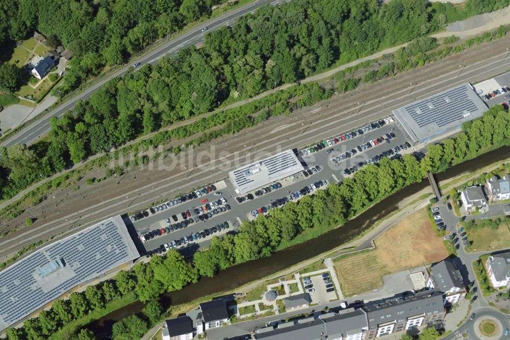 Luftbild Menden (Sauerland) - Gewerbegebiet in Menden (Sauerland) im Bundesland Nordrhein-Westfalen