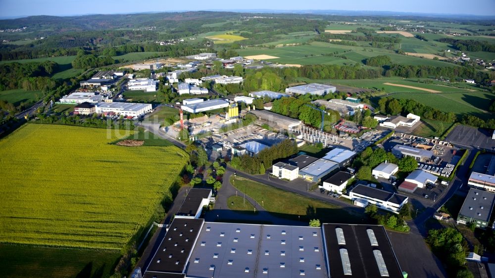 Luftbild Buchholz - Gewerbegebiet Mendt im Bundesland Rheinland-Pfalz, Deutschland