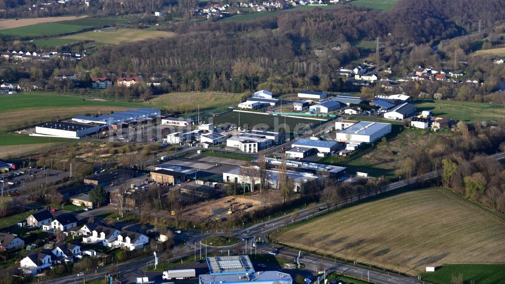 Luftbild Königswinter - Gewerbegebiet Oberpleis im Bundesland Nordrhein-Westfalen, Deutschland