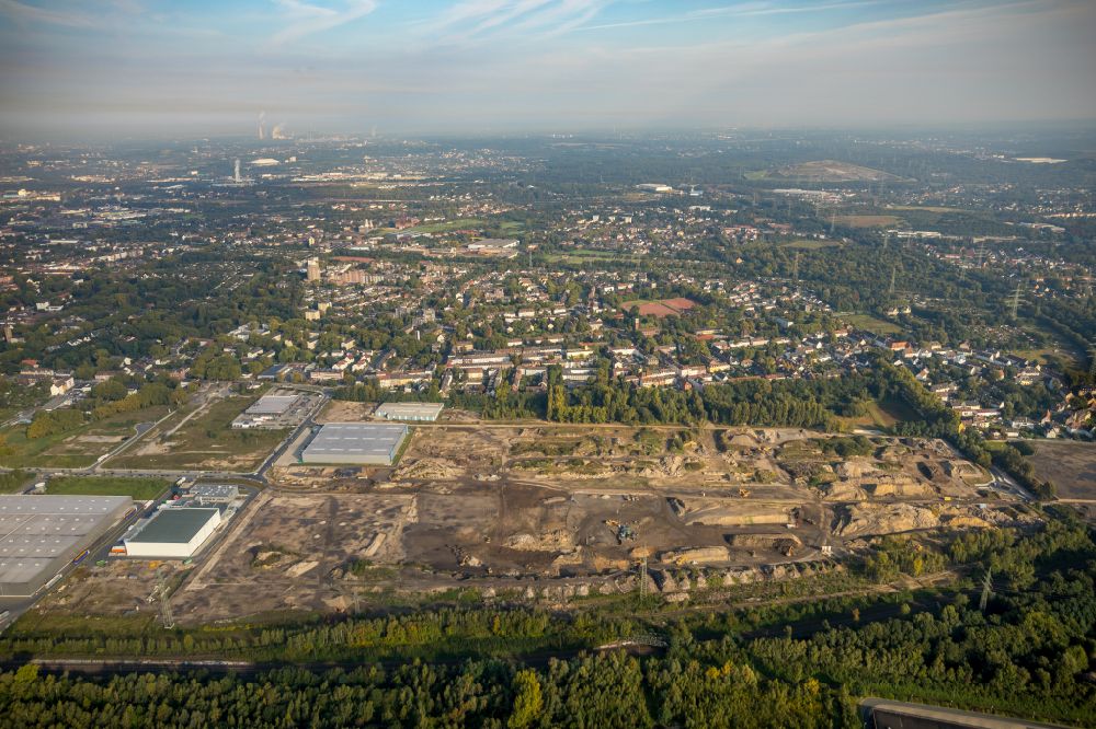 Luftbild Gelsenkirchen - Gewerbegebiet im Ortsteil Bulmke-Hüllen in Gelsenkirchen im Bundesland Nordrhein-Westfalen, Deutschland