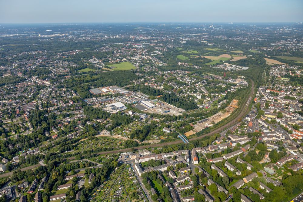 Luftbild Essen - Gewerbegebiet im Ortsteil Kray in Essen im Bundesland Nordrhein-Westfalen, Deutschland