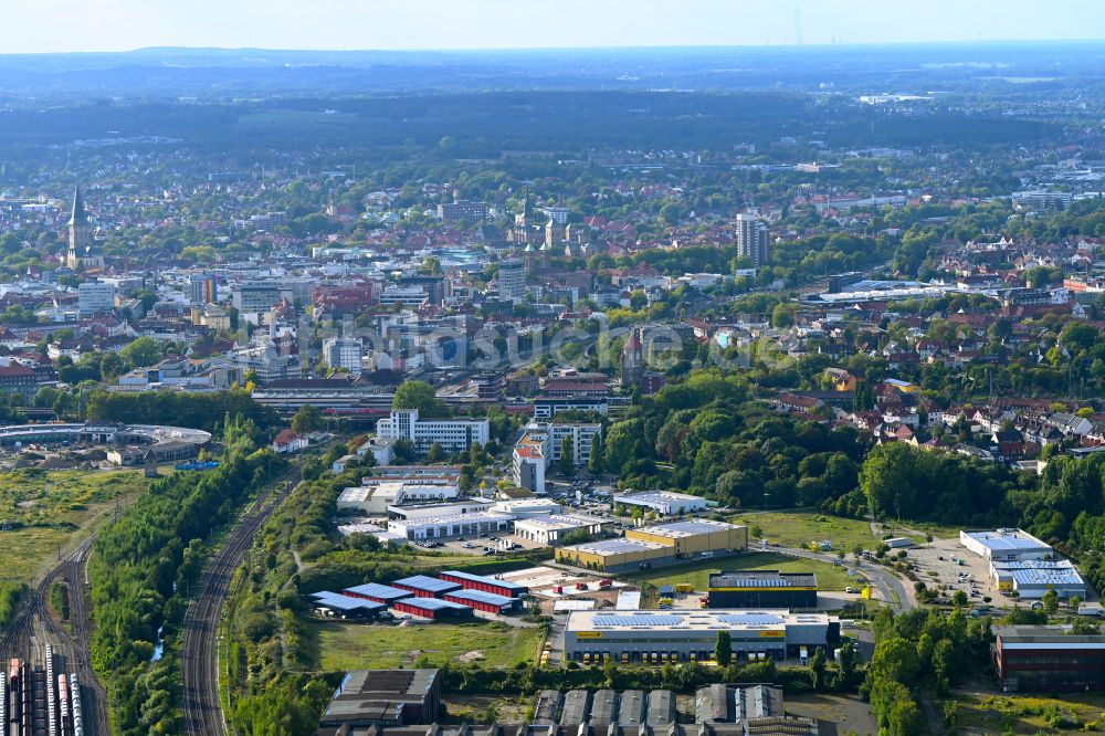 Luftbild Osnabrück - Gewerbegebiet im Ortsteil Schinkel in Osnabrück im Bundesland Niedersachsen, Deutschland