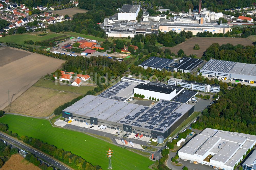 Luftbild Osnabrück - Gewerbegebiet in Osnabrück im Bundesland Niedersachsen, Deutschland