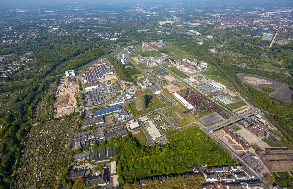 Luftbild Dortmund - Gewerbegebiet Phoenix-West im Ortsteil Hörde in Dortmund im Bundesland Nordrhein-Westfalen, Deutschland