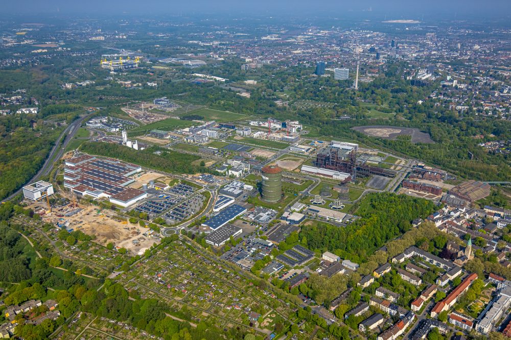 Luftbild Dortmund - Gewerbegebiet Phoenix-West im Ortsteil Hörde in Dortmund im Bundesland Nordrhein-Westfalen, Deutschland