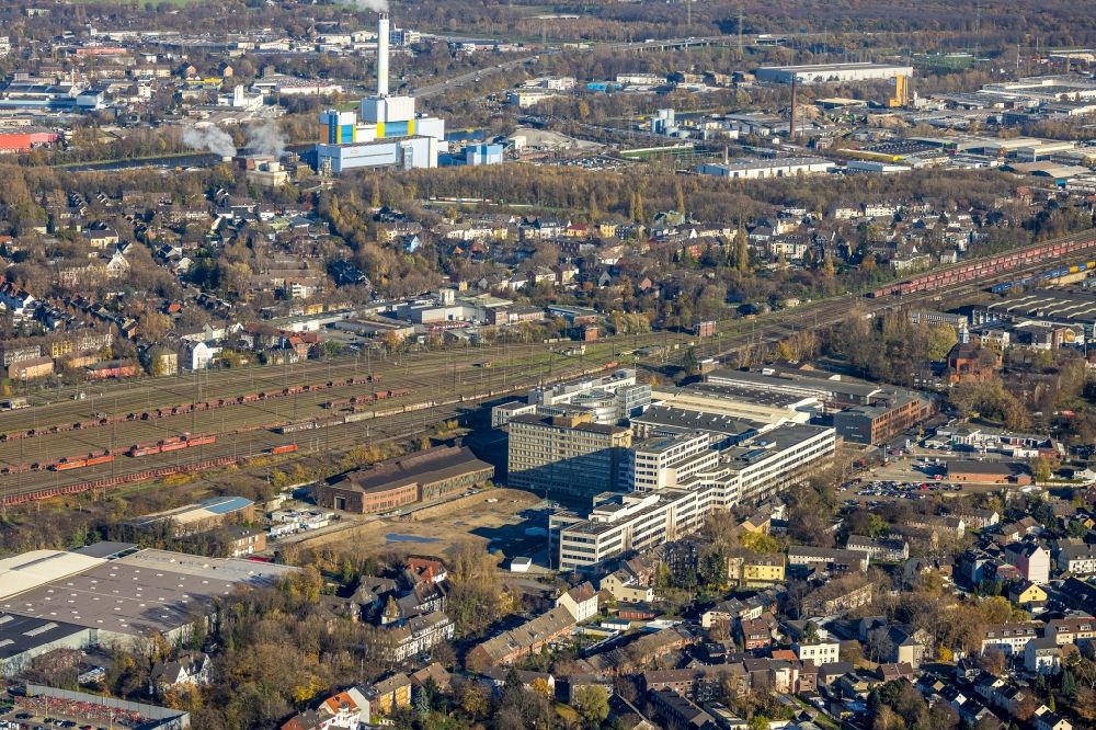 Luftbild Oberhausen - Gewerbegebiet des Quartier231 mit Logistik- und Bürogebäuden entlang der Duisburger Straße in Oberhausen im Bundesland Nordrhein-Westfalen, Deutschland