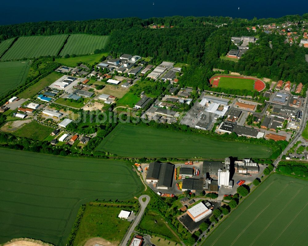 Luftbild Ratzeburg - Gewerbegebiet in Ratzeburg im Bundesland Schleswig-Holstein, Deutschland