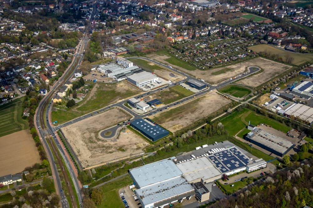 Luftaufnahme Bochum - Gewerbegebiet An der Salzstrasse - Am Hellweg in Bochum im Bundesland Nordrhein-Westfalen, Deutschland