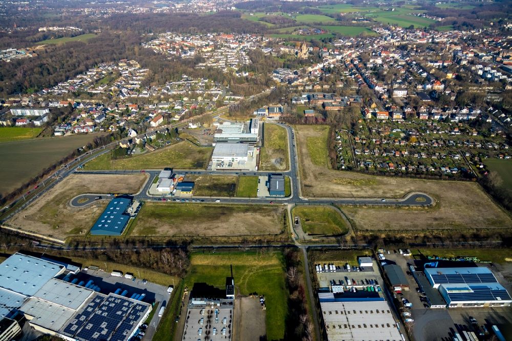 Luftbild Bochum - Gewerbegebiet An der Salzstrasse - Am Hellweg in Bochum im Bundesland Nordrhein-Westfalen, Deutschland