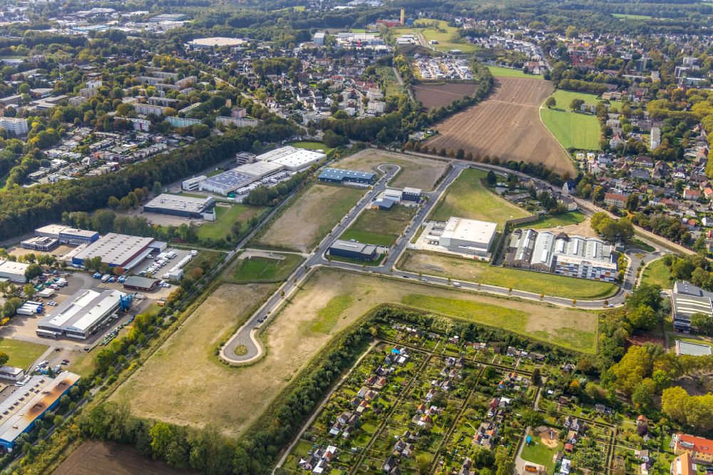 Luftaufnahme Bochum - Gewerbegebiet An der Salzstrasse - Am Hellweg in Bochum im Bundesland Nordrhein-Westfalen, Deutschland