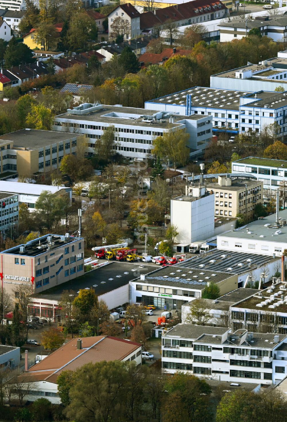 Luftbild München - Gewerbegebiet Stahlgruberring in München im Bundesland Bayern, Deutschland