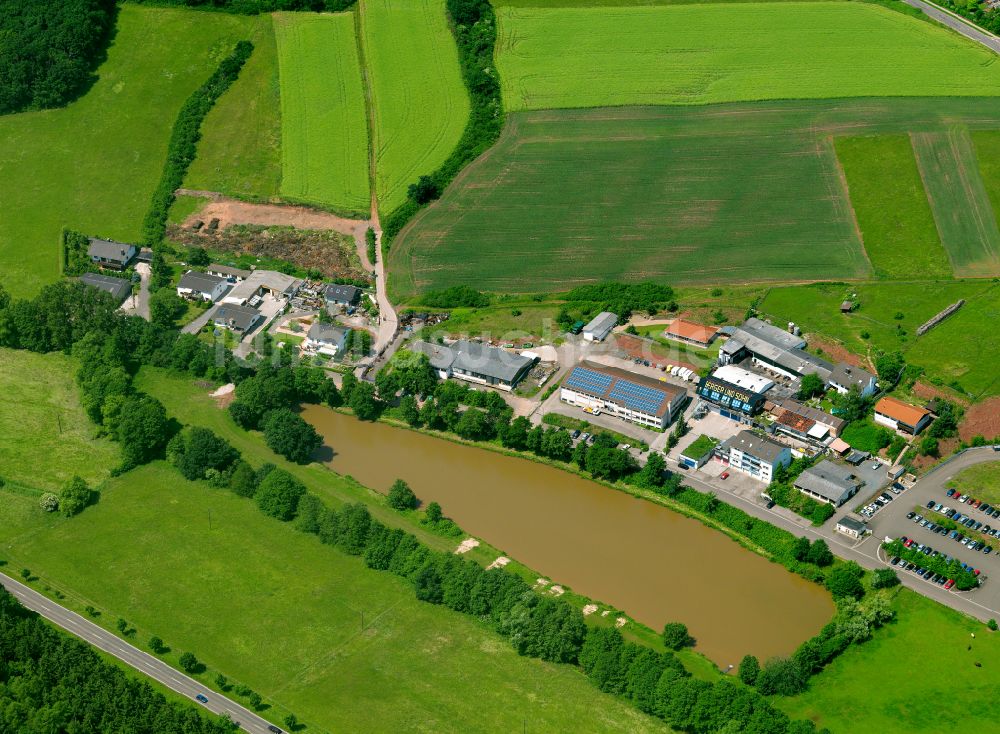 Luftbild Steinborn - Gewerbegebiet in Steinborn im Bundesland Rheinland-Pfalz, Deutschland