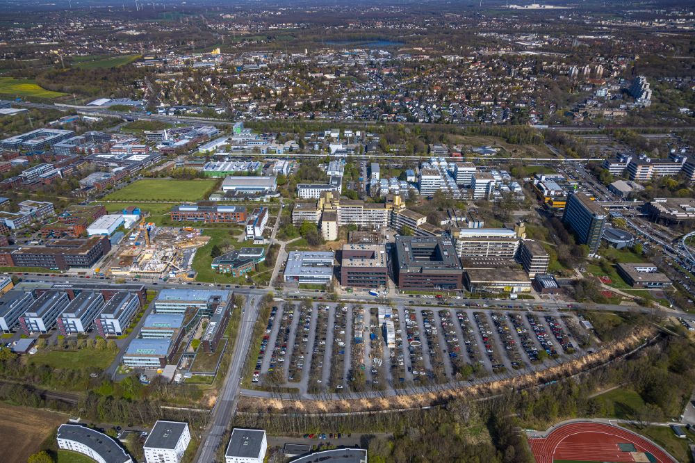 Luftbild Dortmund - Gewerbegebiet des Technologiepark Dortmund in Dortmund im Bundesland Nordrhein-Westfalen, Deutschland