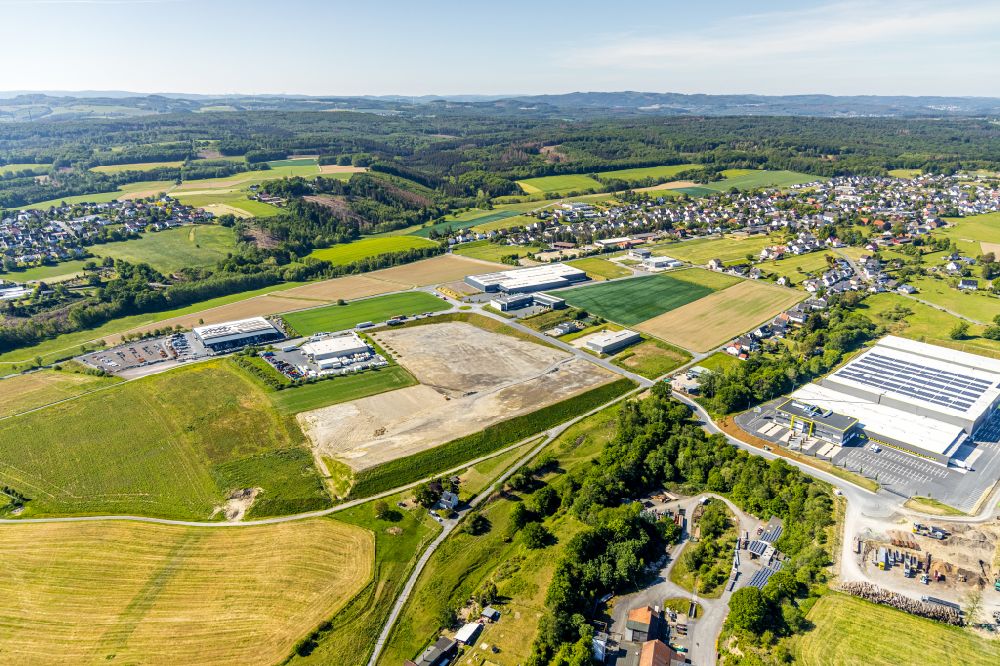 Luftbild Vosswinkel - Gewerbegebiet in Vosswinkel im Bundesland Nordrhein-Westfalen, Deutschland
