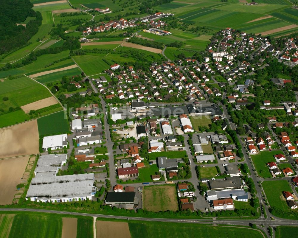 Luftbild Zell unter Aichelberg - Gewerbegebiet in Zell unter Aichelberg im Bundesland Baden-Württemberg, Deutschland
