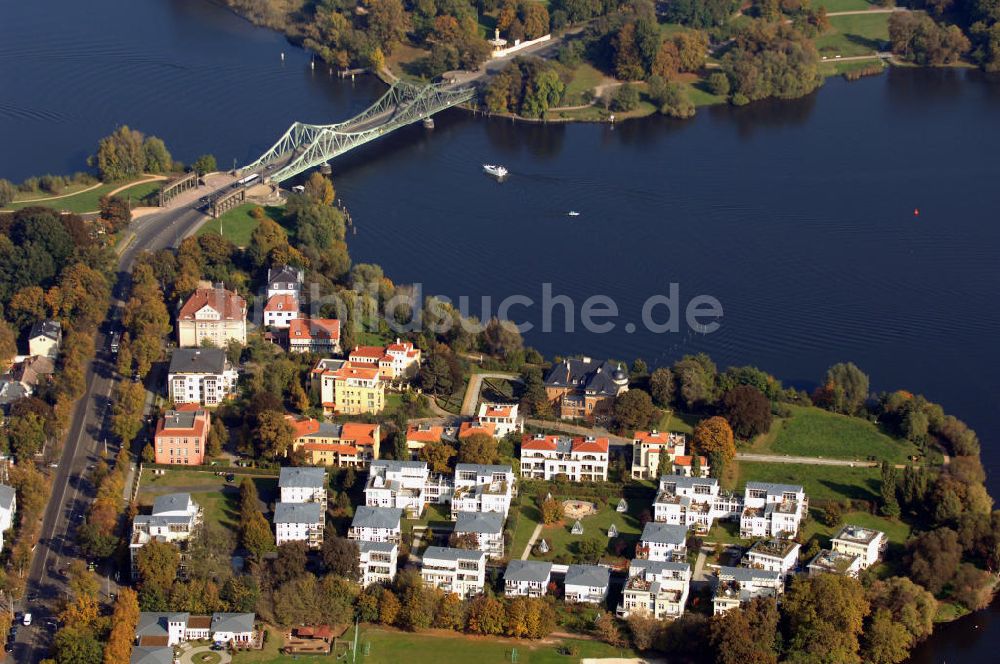 Potsdam von oben - Glienicker Brücke