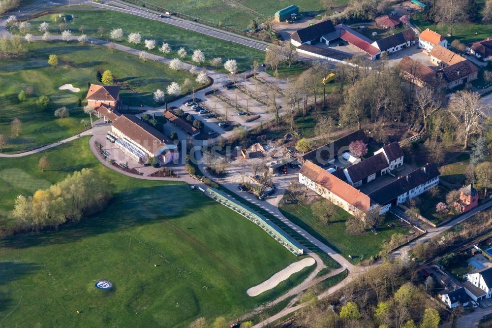 Luftaufnahme Essingen - Golfanlage Landgut Dreihof - GOLF absolute in Essingen im Bundesland Rheinland-Pfalz