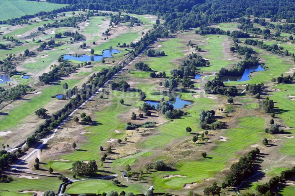 Luftbild Hohen Neuendorf - Golfplatz des Berliner Golfclubs Stolper Heide in Hohen Neuendorf im Bundesland Brandenburg