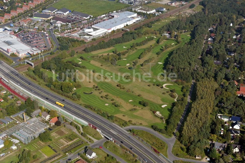 Luftbild Blankenfelde-Mahlow - Golfplatz in Blankenfelde-Mahlow im Bundesland Brandenburg, Deutschland