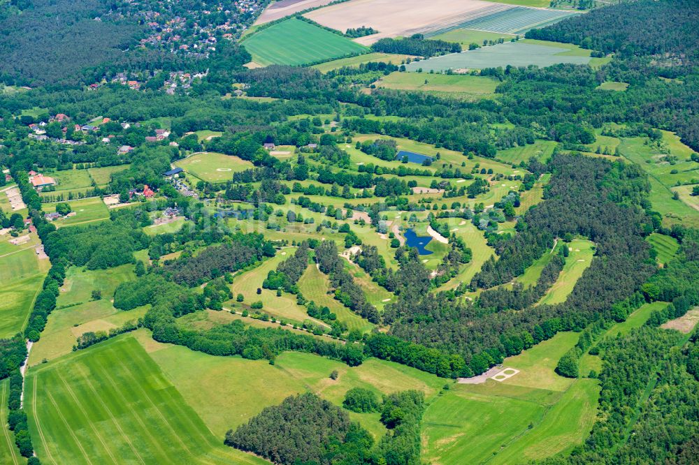 Buchholz in der Nordheide aus der Vogelperspektive: Golfplatz Golf Club Buchholz-Nordheide e.V. in Buchholz in der Nordheide im Bundesland Niedersachsen, Deutschland