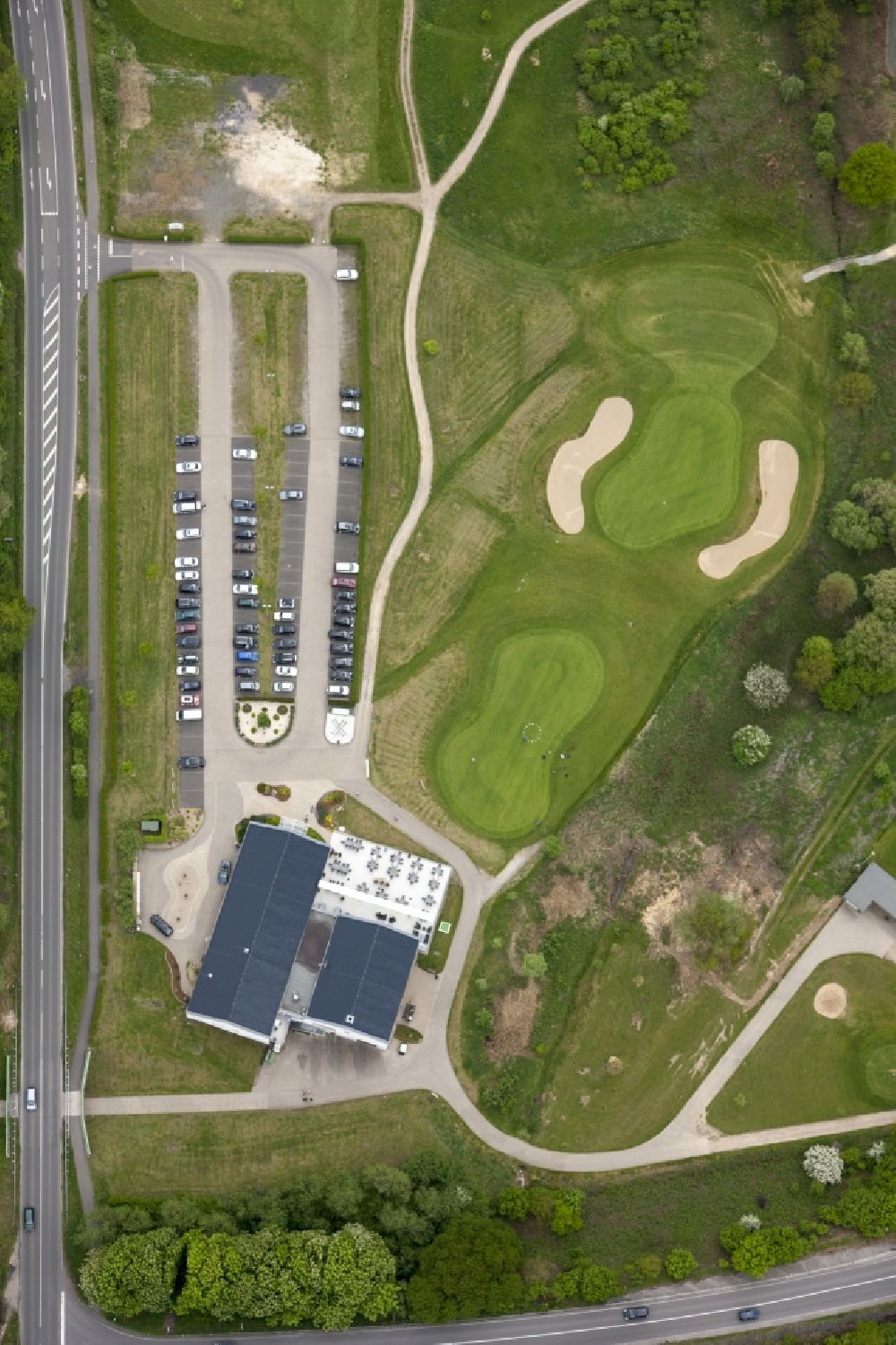 Frohlinde von oben - Golfplatz Golf Club Castrop-Rauxel in Frohlinde im Bundesland Nordrhein-Westfalen