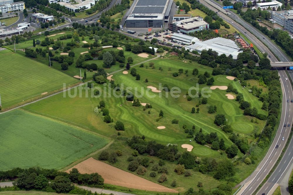Frankfurt am Main aus der Vogelperspektive: Golfplatz Golf-Club Golf Range Frankfurt in Frankfurt am Main im Bundesland Hessen, Deutschland