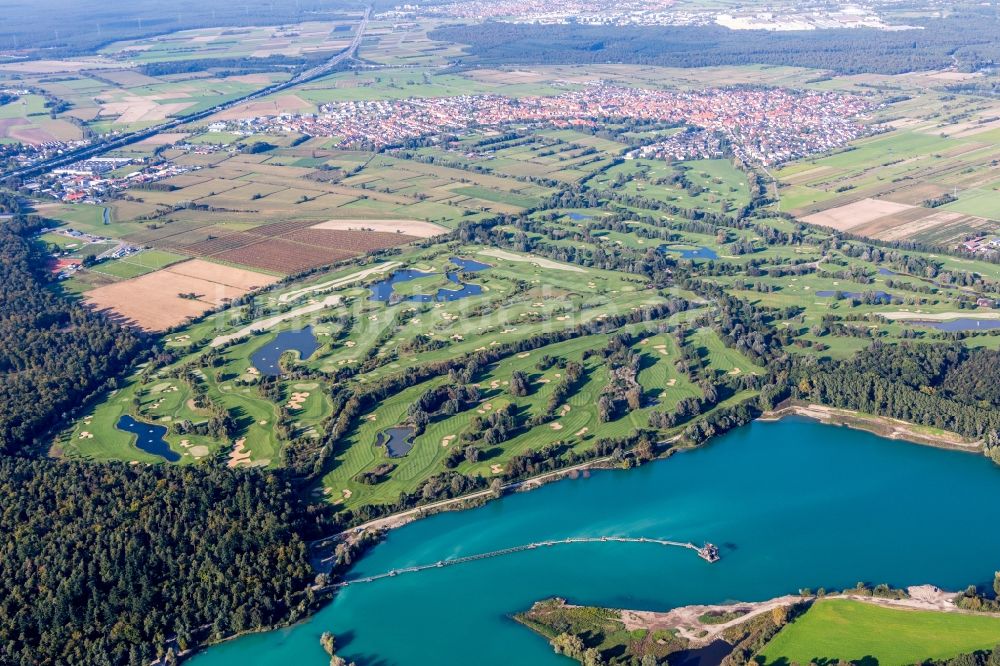Sankt Leon-Rot aus der Vogelperspektive: Golfplatz des Golf Club St. Leon-Rot in Sankt Leon-Rot im Bundesland Baden-Württemberg, Deutschland