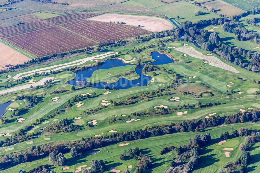 Sankt Leon-Rot von oben - Golfplatz des Golf Club St. Leon-Rot in Sankt Leon-Rot im Bundesland Baden-Württemberg, Deutschland