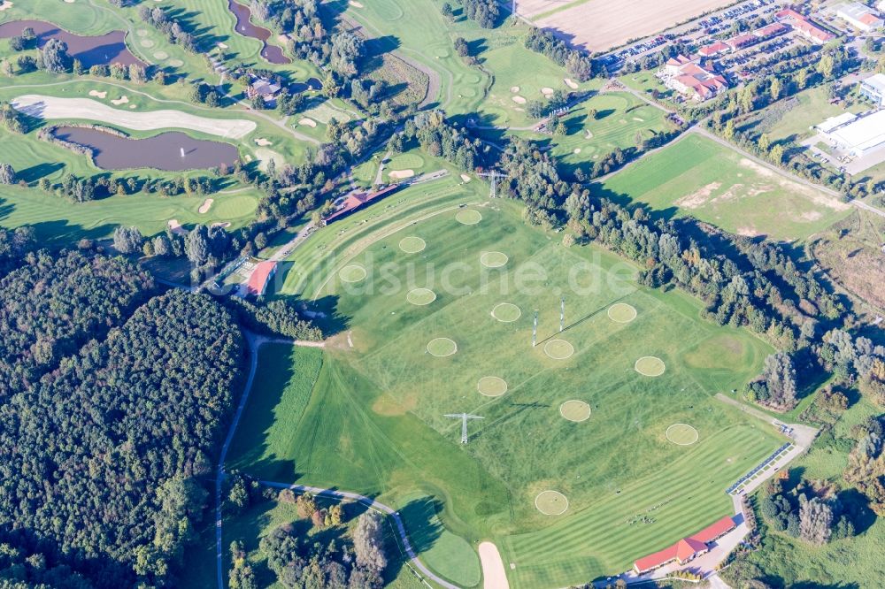 Sankt Leon-Rot von oben - Golfplatz des Golf Club St. Leon-Rot in Sankt Leon-Rot im Bundesland Baden-Württemberg, Deutschland