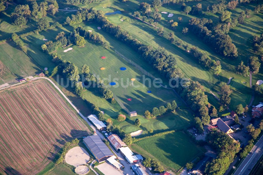 Luftaufnahme Illkirch-Graffenstaden - Golfplatz des Golf Club Strasbourg in Illkirch-Graffenstaden in Grand Est, Frankreich