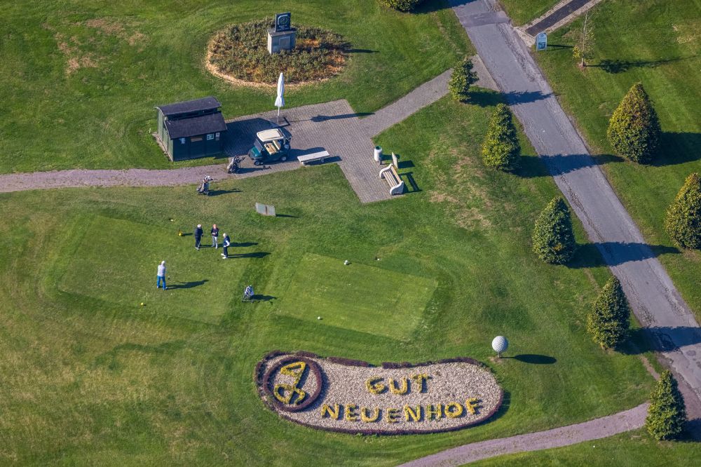 Fröndenberg/Ruhr aus der Vogelperspektive: Golfplatz Golf-Club Unna-Fröndenberg e.V. in Fröndenberg/Ruhr im Bundesland Nordrhein-Westfalen, Deutschland